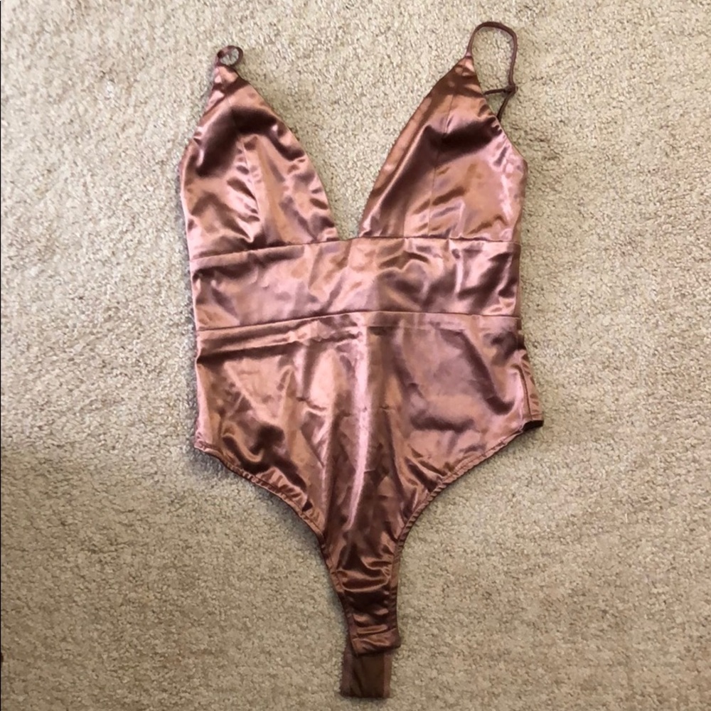 Copper/Bronze Body suit NEVER WORN